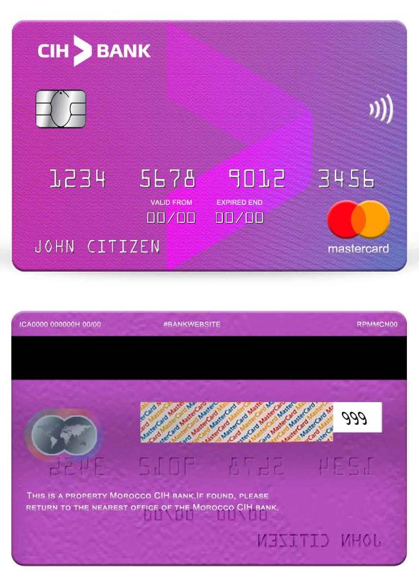 Morocco CIH bank mastercard